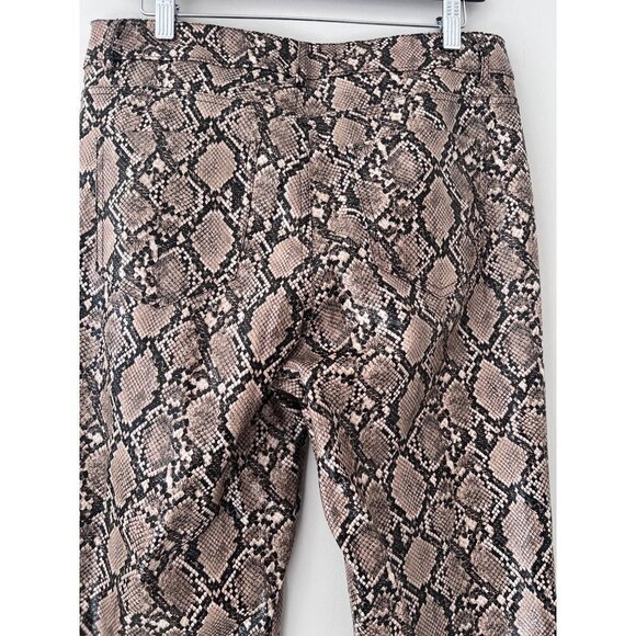 zara python pants Animal print size 8 NWT - Picture 4 of 6